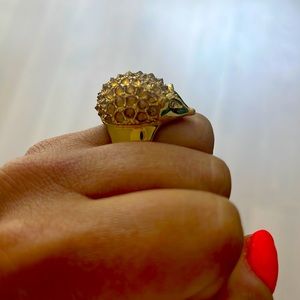 Kate spade hedgehog ring size 8